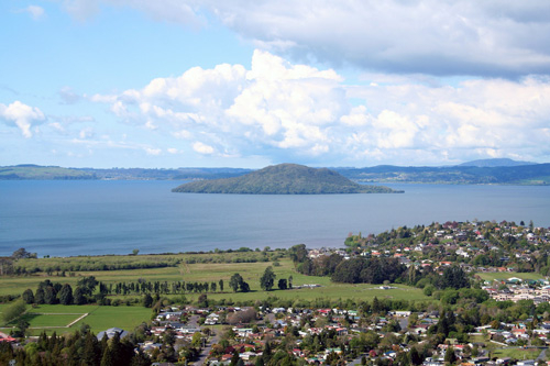 Lake Rotorua view